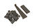 Roberts 3 in. H x 4 in. W x 13 in. L Metal 30 pc. Flooring Installation Kit