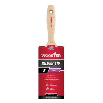 Wooster Silver Tip 3 in. W Flat Paint Brush