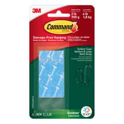 3M Command Assorted Foam Adhesive Strips 1-3/4 in. L 6 pk