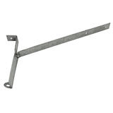 Genova 0.143 inch H X 0.143 inch W X 0.22 inch L White Galvanized Gutter Strap Hanger