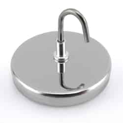 Master Magnetics Handi-Hook 1.25 in. Ceramic Magnetic Hook 20 lb. pull 3.4 MGOe Silver 1 pc.