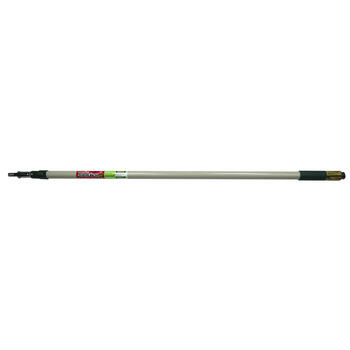 Wooster Sherlock Telescoping 4-8 ft. L X 1 in. D Aluminum Extension Pole Black/White