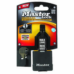 Master Lock 1-7/8 in. H x 1-3/16 in. W x 1-3/4 in. L Vinyl Covered Dual Ball Bearing Locking Padl