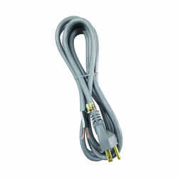 Ace 125 volt 9 ft. L Appliance Cord 16/3 SJTW