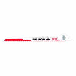 Milwaukee Rough-In 0.75 in. W x 7-3/8 in. L Bi-Metal Through-hole Cutter Reciprocating Saw Blade