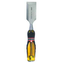 Stanley FatMax Thru-Tang 9 in. L x 1-1/2 W Tempered Carbon Chrome Steel Wood Chisel Yellow 1 p
