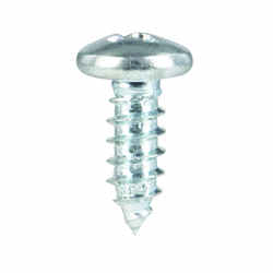 HILLMAN 10 x 1/2 in. L Phillips Pan Head Steel Zinc-Plated Sheet Metal Screws 100 per box