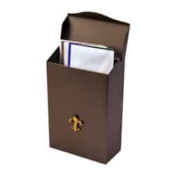 Gibraltar Mailboxes City Classic Wall-Mounted 9-3/4 in. H x 6-1/4 in. L x 3-1/4 in. W x 9-3/4 in.