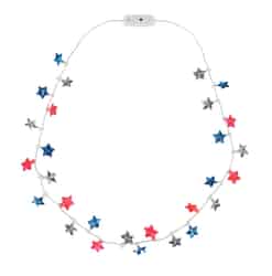 DM Merchandising Patriotic Pride Star Flashing Necklace 1 pk
