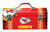 Sainty International 16.25 in. Steel Art Deco Tool Box 7.75 in. H x 7.1 in. W Kansas City Chiefs