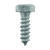 HILLMAN 5/16 in. x 1 in. L Hex Hot Dipped Galvanized Steel 100 pk Lag Screw