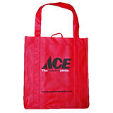 Ace 13-1/2 in. H x 12-1/2 in. W x 14 in. L Reusable Shopping Bag