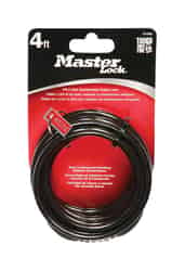 Master Lock 5/16 in. W X 4 ft L Steel 4-Dial Combination Locking Cable 1 pk