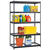 MUSCLE RACK 48 in. W x 24 in. D x 72 in. H Steel Steel Shelves EDSAL