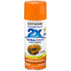 Rust-Oleum Painter's Touch 2X Ultra Cover Gloss Real Orange Spray Paint 12 oz