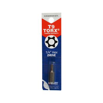 Best Way Tools TORX Torx 1/4 in. x 1 in. L Screwdriver Bit 1/4 in. Hex Shank 1 pc. Carbon Stee