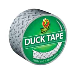 Duck Brand 30 ft. L x 1.88 in. W Silver Duct Tape Diamond Plate