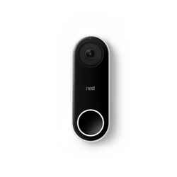 Nest Hello Black Video Doorbell Wireless