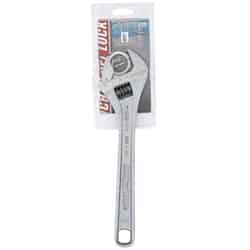 Channellock 1-1/2 in. Metric and SAE Adjustable Wrench 12 in. Chrome Vanadium Steel 1 pk