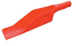 Gutter Getter 6 inch H X 6 inch W X 16 inch L Red Polypropylene Gutter Cleaning Scoop