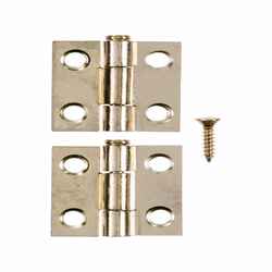 Ace 2.750 in. W X 1 in. L Bright Brass Brass Narrow Hinge 2 pk