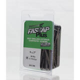 Fastap Dock Screw No. 10 Phillips Countersink Head Steel Exterior Wood Screw 20 pk 6.5 oz. Du