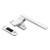 Prime-Line 3.5 in. L Die-Cast White Steel Left Casement Locking Handle Casement Operator Tee Handl