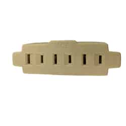 Ace Polarized 3 Triple Outlet Adapter 1 pk Surge Protection