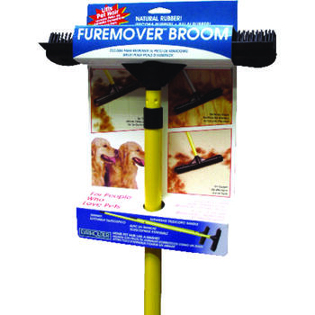 Furemover 12 in. W Rubber Broom