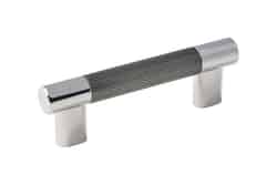 Amerock Esquire Collection Cabinet Pull Gunmetal/Polished Nickel 1 pk