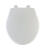 Mayfair Slow Close Round White Plastic Toilet Seat