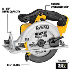 DeWalt 20V MAX 20 V 6-1/2 in. Cordless Brushed Circular Saw Tool Only