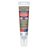 GE Advanced Almond Silicone 2 Kitchen and Bath Caulk Sealant 2.8 oz