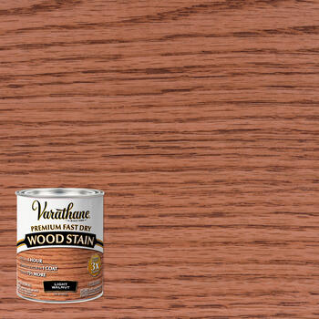 Varathane Semi-Transparent Light Walnut Oil-Based Urethane Modified Alkyd Wood Stain 1 qt