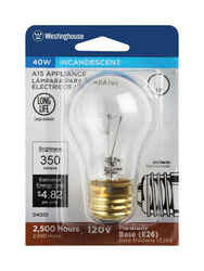 Westinghouse 40 watts A15 Incandescent Bulb 350 lumens White A-Line 1 pk