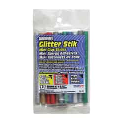 Surebonder 0.3 Dia. x 4 L Glitter Glue Sticks Assorted Colors 12