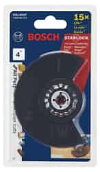Bosch Starlock 4 x 4 in. L Bi-Metal 1 pk Segment Blade