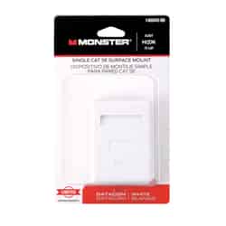 Monster Cable Surface Mount Housing CAT 5E Just Hook It Up