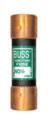 Bussmann 60 amps 250 volts Melamine One-Time Fuse 1 pk