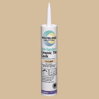 Custom Building Products Polyblend Linen Siliconized Acrylic Tile Caulk 10.5 oz