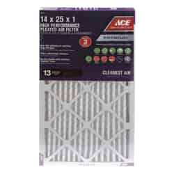 Ace 14 in. W X 25 in. H X 1 in. D Pleated Pleated Air Filter