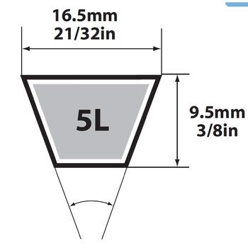 MBL General Utility V-Belt 84 in. L
