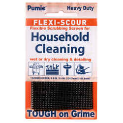 Pumice Flexi-Scour Heavy Duty Scrubbing Screen For Household 4 in. L 1 pk