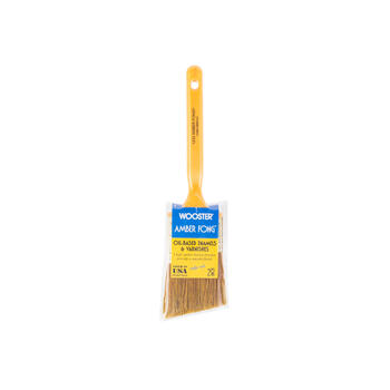 Wooster 2 in. W Amber Fong Brown China Bristle Paint Brush Angle