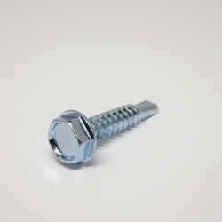 Ace 10-16 Sizes x 1 in. L Hex Hex Washer Head Zinc-Plated Steel Self- Drilling Screws 5 lb.