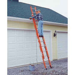 Werner 24 ft. H X 19 in. W Fiberglass Extension Ladder Type 1A 300 lb