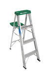 Werner 4 ft. H X 18.5 in. W Aluminum Step Ladder Type II 225 lb. cap.