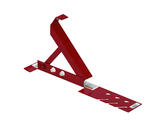 Qualcraft Steel Red Roof Bracket 1 pk