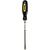 Stanley Fluted Cabinet Slotted Screwdriver 6 in. Yellow 1 pc. Steel 3/16