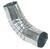 Amerimax 3 in. H X 3 in. W X 9 in. L Metallic Galvanized Steel Downspout Elbow